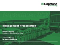 Management Presentation - September 2022
