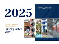 First Quarter 2025 Earnings Conference Call Presentation