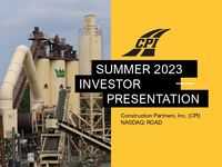Summer 2023 Investor Presentation