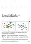 Drugging the Disorderome; Strategies for targeting intrinsically disordered proteins Drugging the Disorderome; Strategies for targeting intrinsically disordered proteins