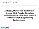 A Phase 3, Multicenter, Randomized, Double-Blind, Placebo-Controlled, Evaluation of the Efficacy and Safety of IV Meloxicam (N1539) Following Bunionectomy A Phase 3, Multicenter, Randomized, Double-Blind, Placebo-Controlled, Evaluation of the Efficacy and Safety of IV Meloxicam (N1539) Following Bunionectomy