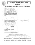 GRANTED WITH MODIFICATIONS [PROPOSED] SCHEDULING ORDER