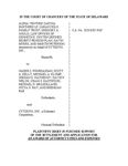 PLAINTIFFS' BRIEF IN FURTHER SUPPORT OF THE SETTLEMENT AND APPLICATION FOR AN AWARD OF ATTORNEY'S FEES AND EXPENSES