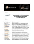 ROTH MKM Acted as Sole Placement Agent for Biofrontera Inc. (NASDAQ:BFRI) in its $16.0 Million PIPE