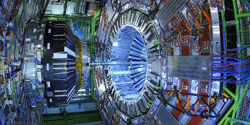 Semiconductor manufacturing: precision equipment processing a silicon wafer