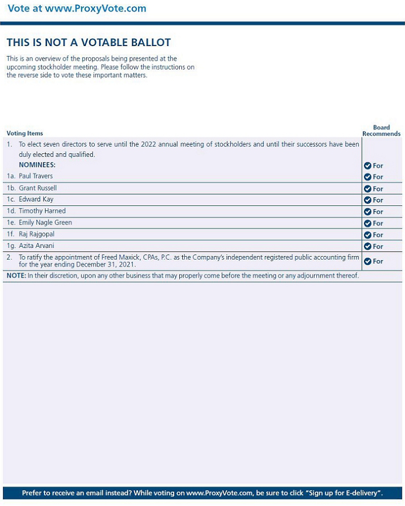 proxy card vote back side