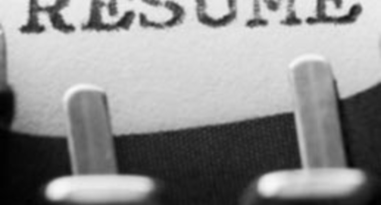 The Golden Rules of Resume Writing