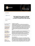 Roth Capital Partners acted as Co-Manager for TeraWulf Inc. (NASDAQ: WULF) in its $1.0 Billion Convertible Senior Notes Offering