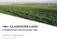 Investor Presentation as of November 5, 2025