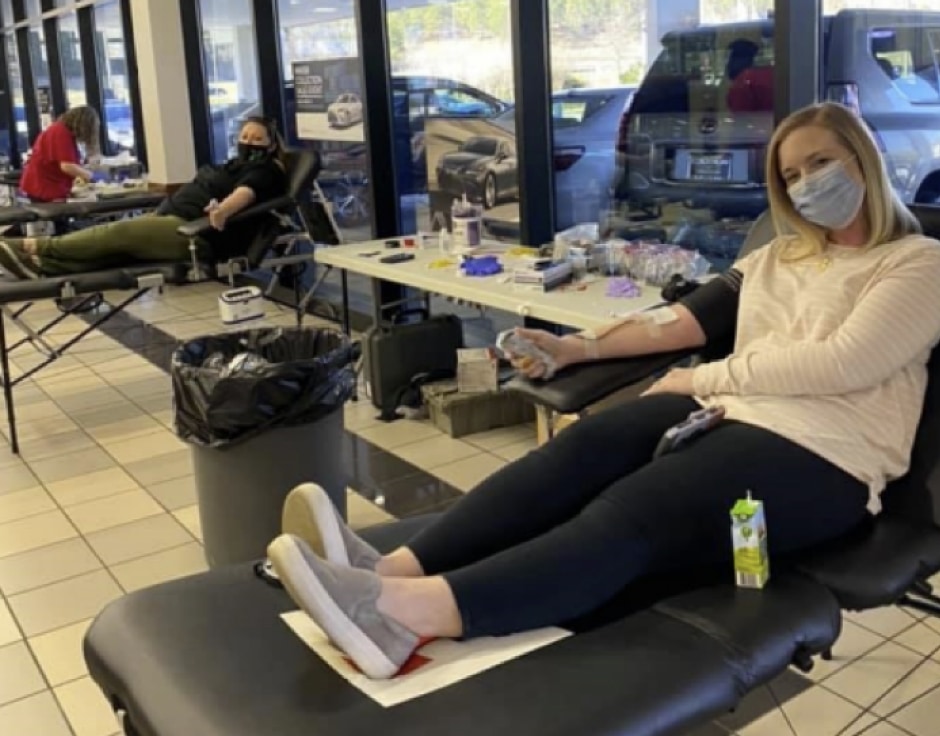 Lexus of Birmingham Holds a Blood Drive
