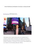 Article Published by Northwestern University on January 28, 2020
