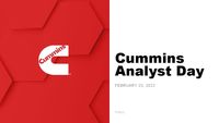 Analyst Day Presentation