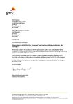 Letter of Consent - PwC LLP