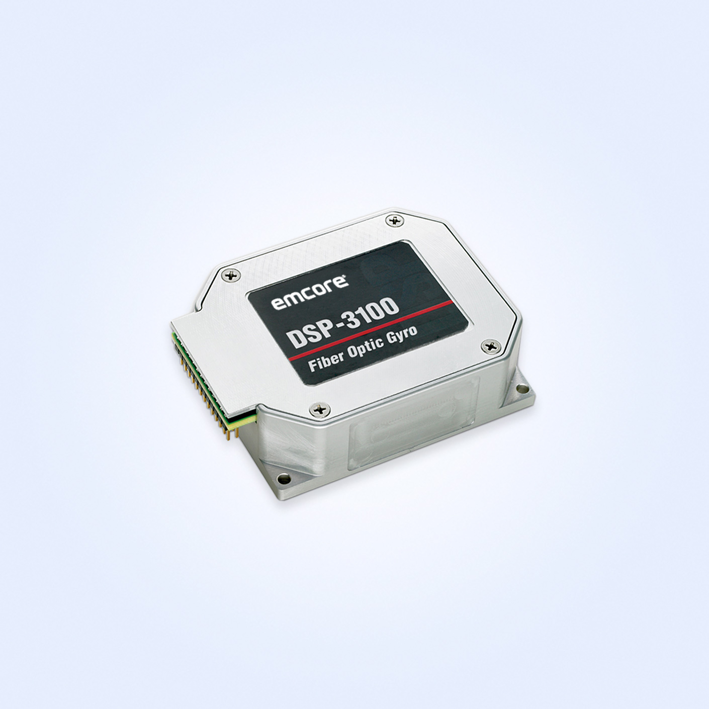 Emcore DSP-3100 Fiber Optic Gyro for precision navigation and stabilization applications.