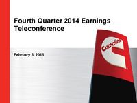 Q4 2014 Earnings Presentation