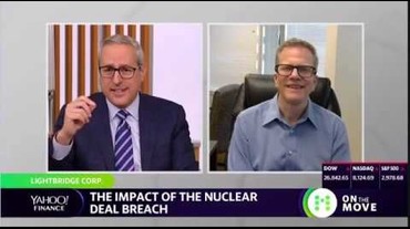 Thumbnail of Lightbridge Yahoo Finance On the Move - July 5, 2019