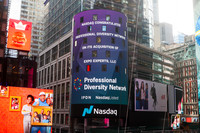 NASDAQ Features Professional Diversity Network’s Recent Acquisition in Times Square