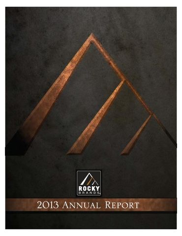 2013 Annual Report