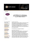 ROTH MKM Acted as Co-Manager for Mama’s Creations, Inc. (Nasdaq: MAMA) in its $19.7 Million Follow-On