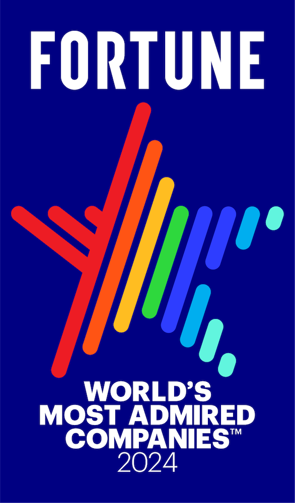 Logo for Fortune World's Most Admired Companies 2024