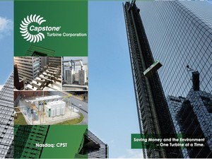 Capstone Turbine Corporation Investor Presentation
