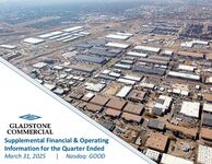 Gladstone Commercial Financial Supplement as of March 31, 2025