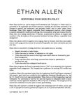 Ethan Allen Responsible Wood Sourcing Policy