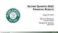 Second Quarter 2022 Financial Results