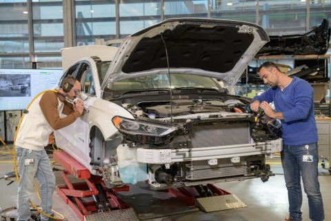 Behind the scenes of Mobileye's Jerusalem headquarters where employees apply the most advanced autonomous driving technology to the company's fleet of self-driving vehicles. (Credit: Mobileye, an Intel Company)