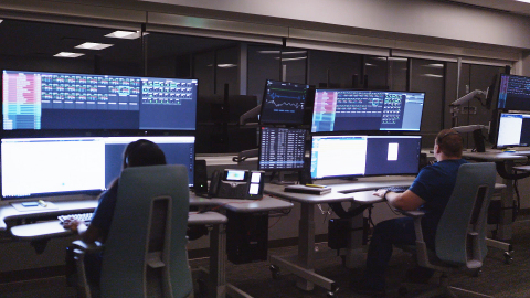 Healthcare providers at Houston Methodist Hospital monitor patients via Medical Informatics Corp.'s Sickbay platform, which can turn hospital beds into virtual ICUs in minutes. (Credit: Houston Methodist Hospital)