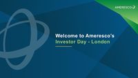 Ameresco Investor Day – London