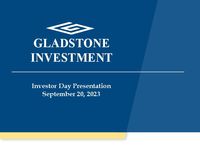 Investor Day Presentation September 20, 2023