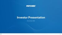 Investor 101 Presentation