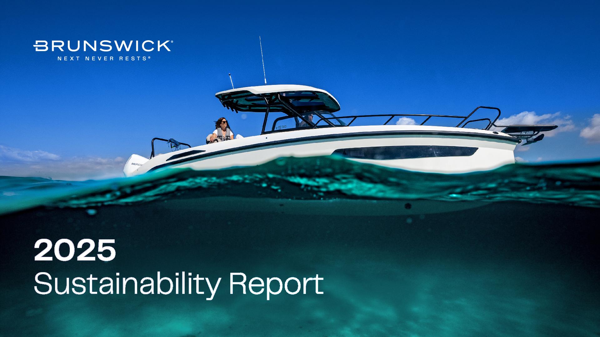 2025 Brunswick Sustainability Report preview