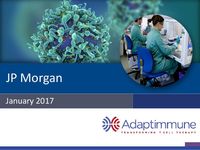 January 2017 Corporate Presentation: JP Morgan