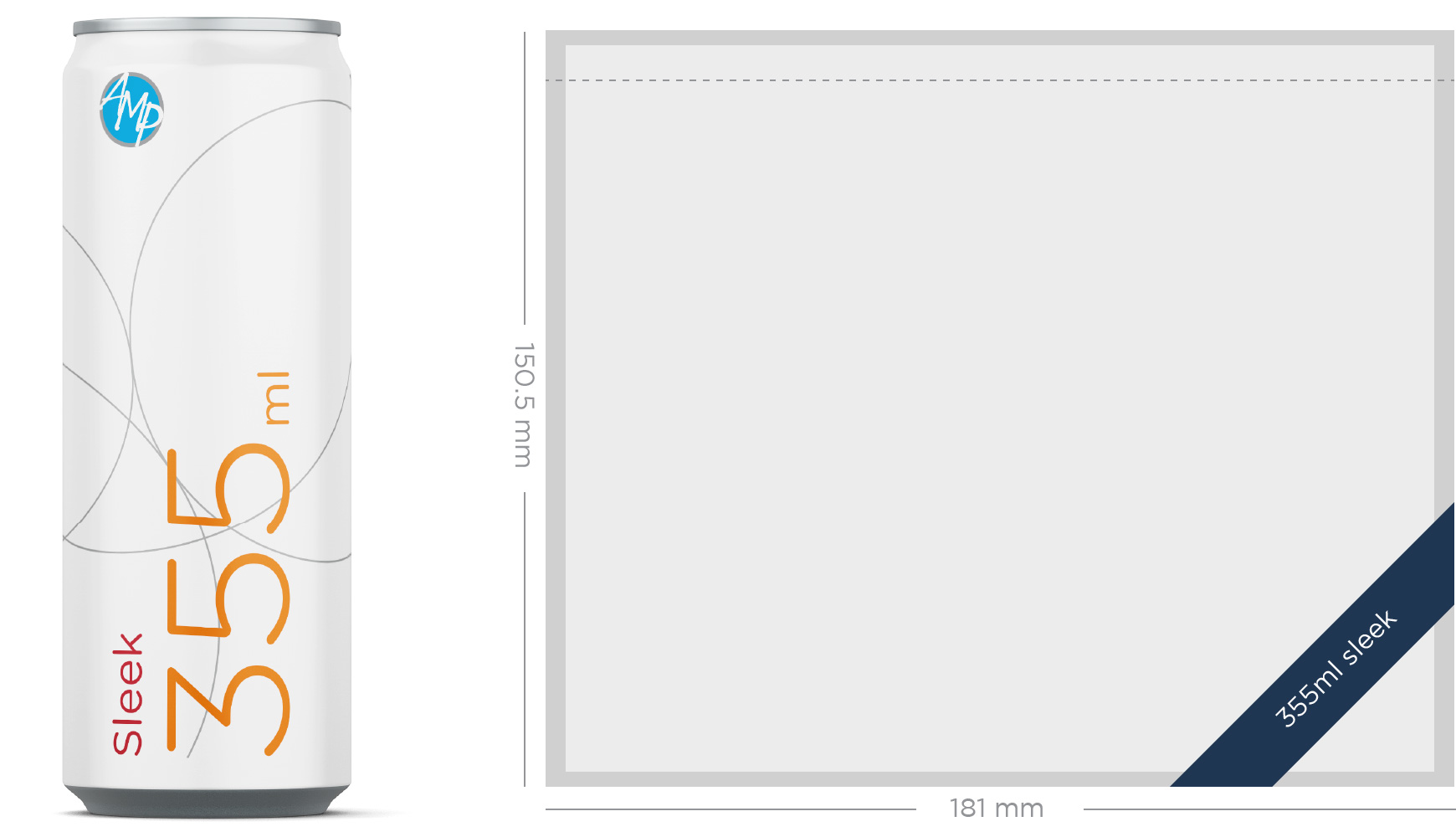Sleek – 355ml – aluminium