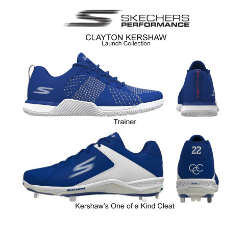 Kershaw is working closely with the Skechers design team on the development of a personalized baseball cleat, a new trainer, and several other styles. (Photo: Business Wire)