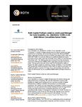 Roth Capital Partners acted as Joint-Lead Manager for Core Scientific, Inc. (NASDAQ: CORZ) in its $460 Million Convertible Senior Notes