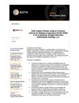 Roth Capital Partners acted as Financial Advisor for Redwire Corporation (NYSE: RDW) in its Acquisition of Edge Autonomy Intermediate Holdings, LLC