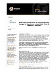 Roth Capital Partners acted as Joint Book-Running Manager for CapsoVision, Inc. (NASDAQ: CV) in its recent $28.2 Million IPO