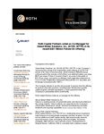 Roth Capital Partners acted as Co-Manager for Select Water Solutions, Inc. (NYSE: WTTR) in its recent $201 Million Follow-On Offering