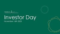 Investor Day Presentation