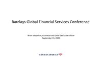 Barclays Global Financial Services Conference
