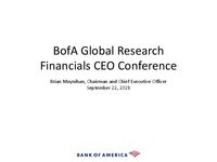 Bank of America CEO Brian Moynihan at BofA Global Research Financials CEO Conference