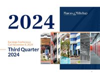 Third Quarter 2024 Earnings Conference Call Presentation