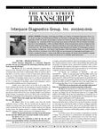 Wall Street Transcript Interview