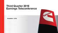 Q3 2016 Earnings Presentation