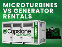 Microturbine Rentals vs. Generator Rentals: Why Capstone’s Solution Wins Every Time