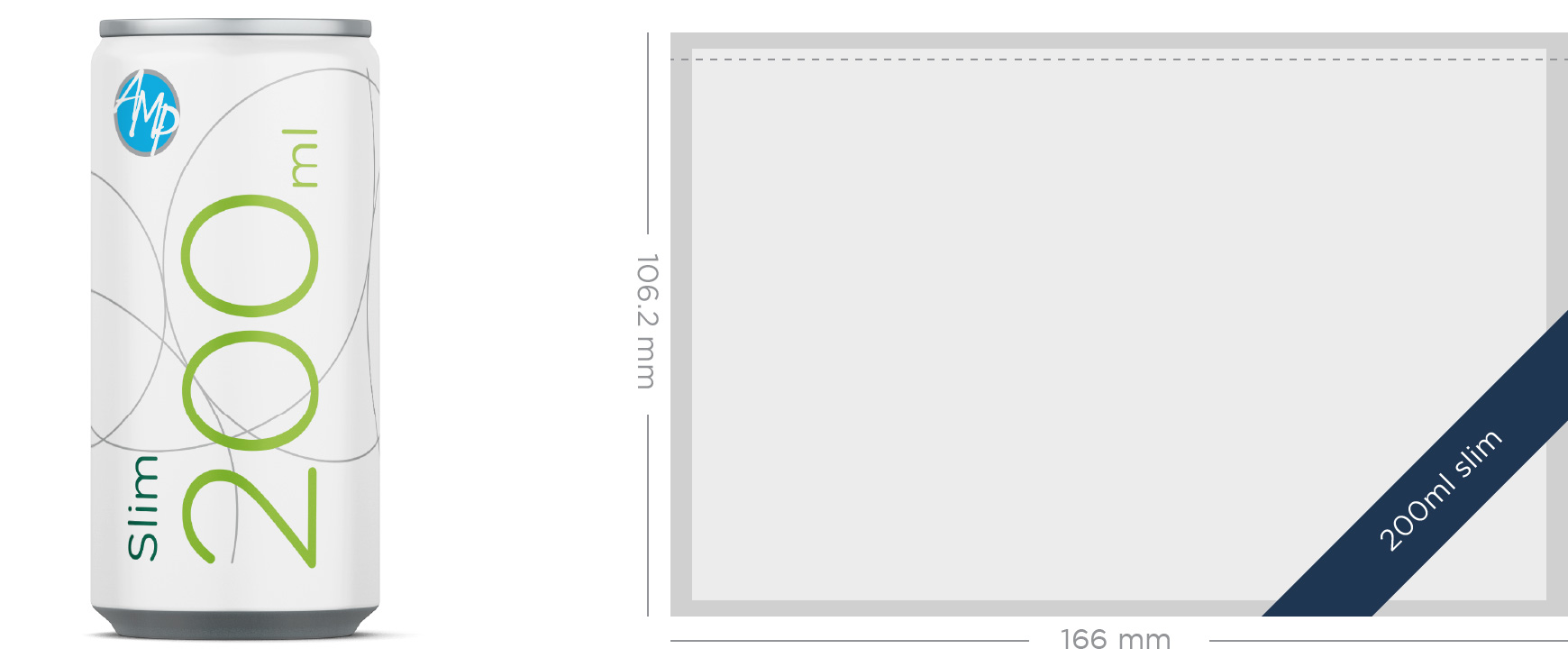 Slim – 200ml – aluminium