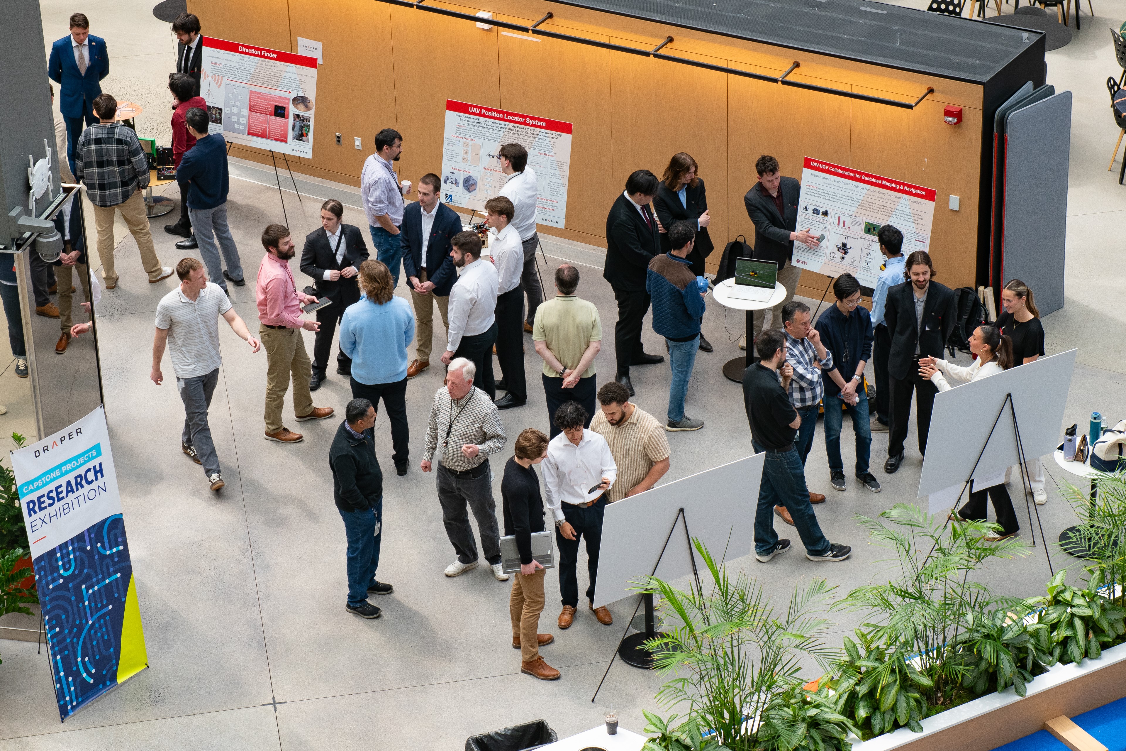 Photo of the Capstone Exhibition poster session. 